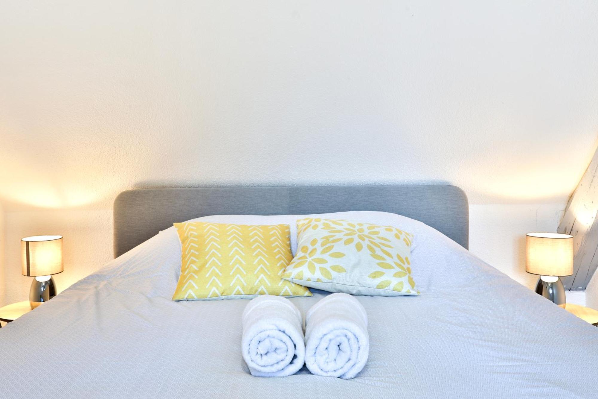 Appartements Duplex 3 Et 4 Personnes - Climatisation - Village Elu Parmi Les "Plus Beaux Villages De France" - Route Des Vins - Centre Alsace Bergheim Ngoại thất bức ảnh