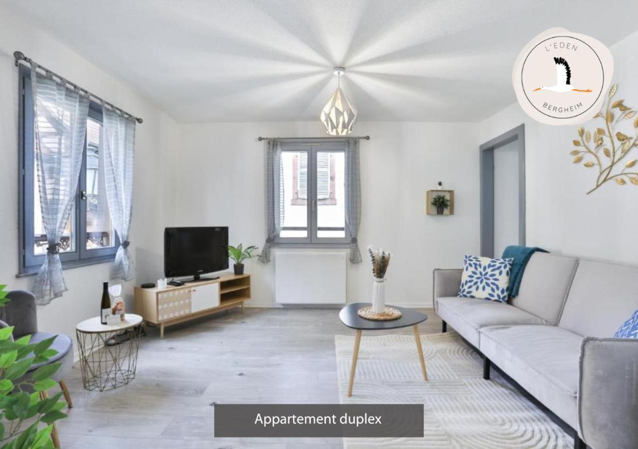 Appartements Duplex 3 Et 4 Personnes - Climatisation - Village Elu Parmi Les "Plus Beaux Villages De France" - Route Des Vins - Centre Alsace Bergheim Ngoại thất bức ảnh