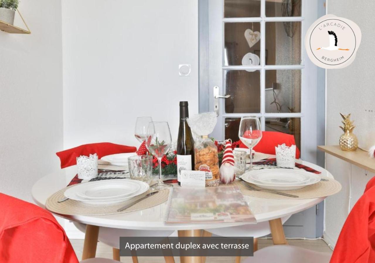 Appartements Duplex 3 Et 4 Personnes - Climatisation - Village Elu Parmi Les "Plus Beaux Villages De France" - Route Des Vins - Centre Alsace Bergheim Ngoại thất bức ảnh