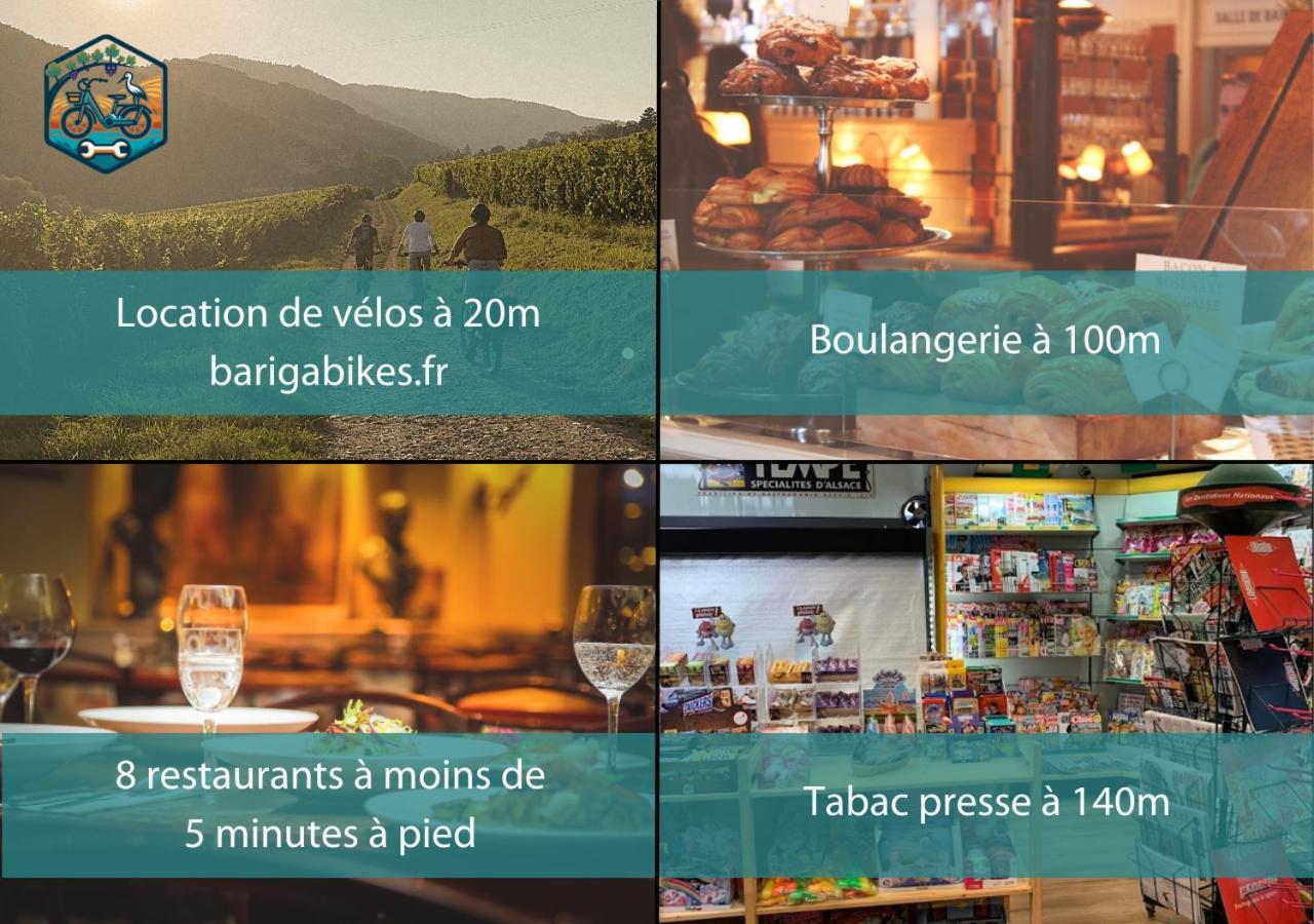 Appartements Duplex 3 Et 4 Personnes - Climatisation - Village Elu Parmi Les "Plus Beaux Villages De France" - Route Des Vins - Centre Alsace Bergheim Ngoại thất bức ảnh