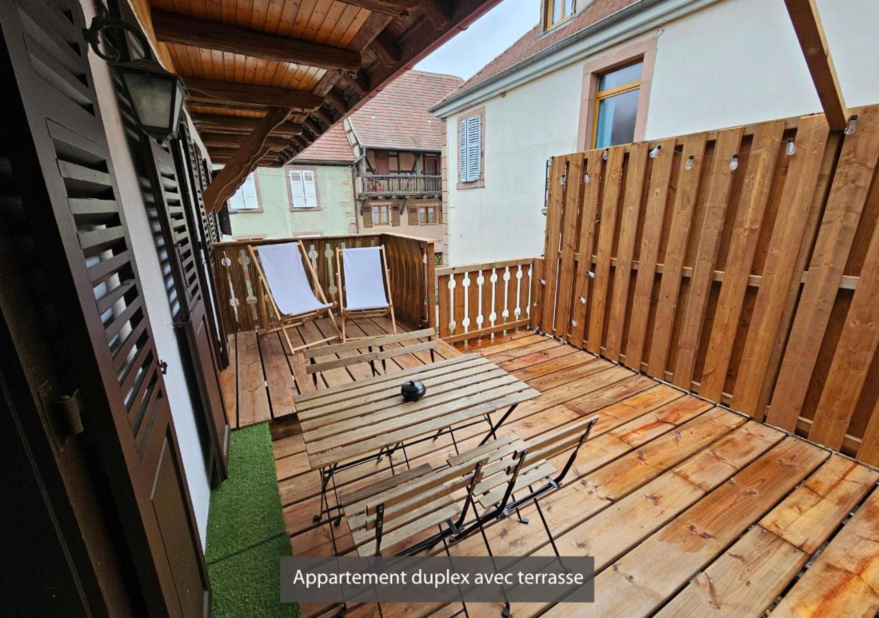 Appartements Duplex 3 Et 4 Personnes - Climatisation - Village Elu Parmi Les "Plus Beaux Villages De France" - Route Des Vins - Centre Alsace Bergheim Ngoại thất bức ảnh