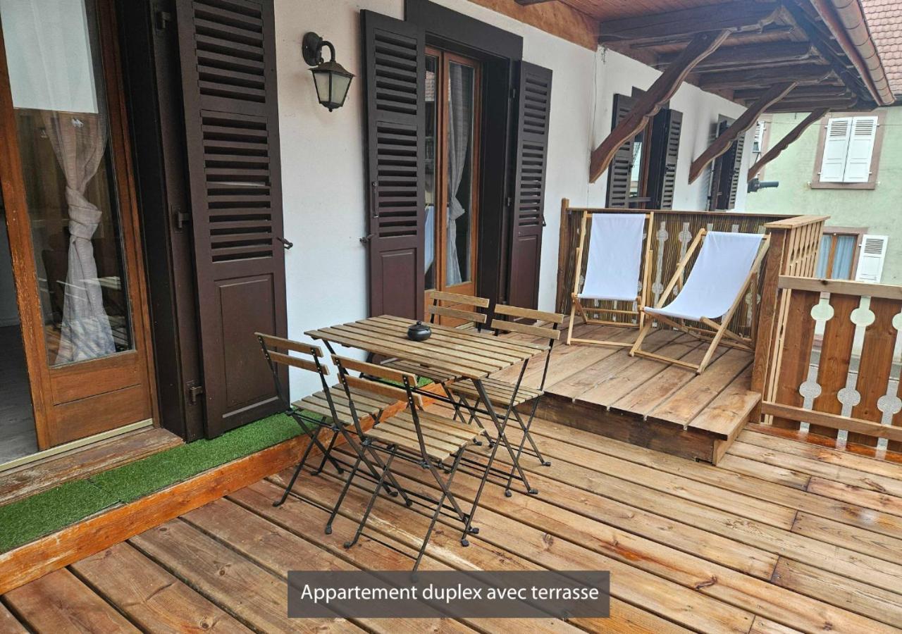 Appartements Duplex 3 Et 4 Personnes - Climatisation - Village Elu Parmi Les "Plus Beaux Villages De France" - Route Des Vins - Centre Alsace Bergheim Ngoại thất bức ảnh